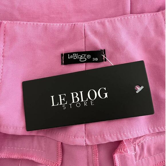Le Blog Buckle Waist Pants in Pink Size 38/6 - Picture 5 of 7